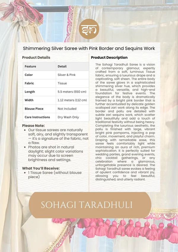 Sohagi_Taradhuli:_Silver_&_Pink_Tissue_Saree_With_Sequin_Work_For_Women