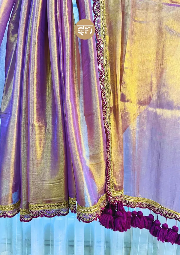 Sohagi_Taradhuli:_Purple_&_Magenta_Tissue_Saree_For_Women
