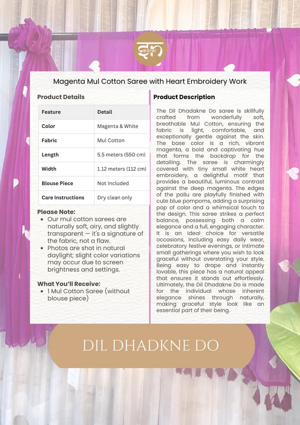 Dil_Dhadakne_Do:_Magenta_&_White_Mul_Cotton_Saree_With_Embroidery_Work_For_Women