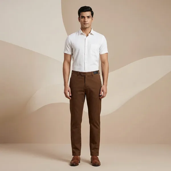 Cotton_Slim_Fit_Formal_Trousers_For_Men_Brown