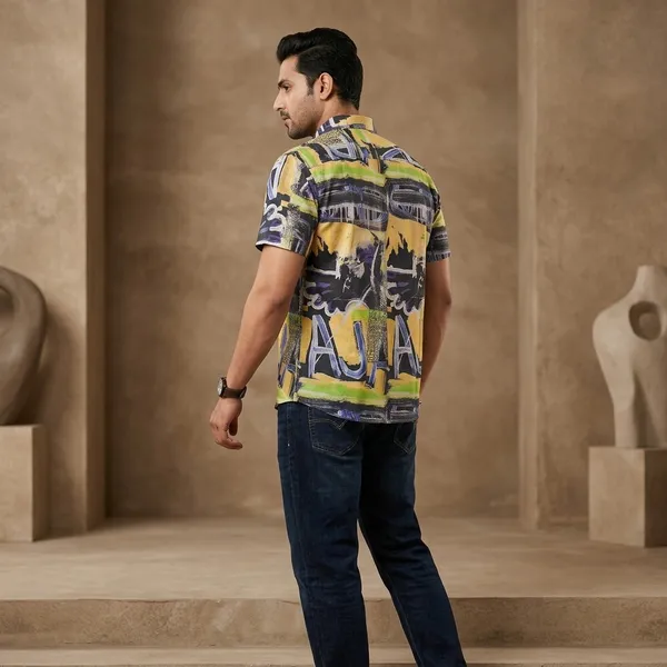 Multicolor_Cotton_Relaxed_Fit_Abstract_Print_Half_Sleeve_Shirt_For_Men