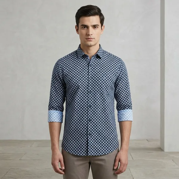 Navy_Blue_Cotton_Regular_Fit_Geometric_Print_Full_Sleeve_Shirt_For_Men