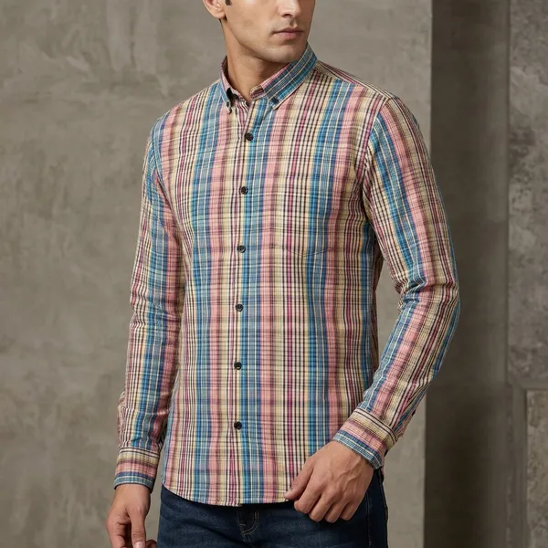 Multicolor_Cotton_Regular_Fit_Plaid_Full_Sleeve_Shirt_For_Men