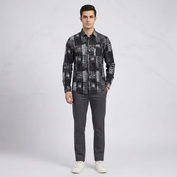 Black_White_Cotton_Full_Sleeve_Abstract_Print_Shirt_For_Men