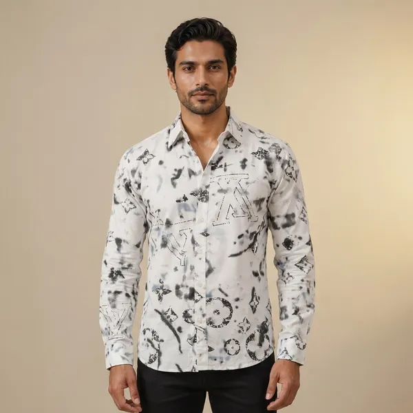 White_Cotton_Regular_Fit_Abstract_Print_Shirt_For_Men