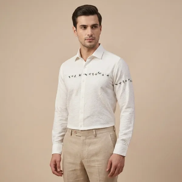 White_Embroidered_Collar_Full_Sleeve_Shirt_For_Men