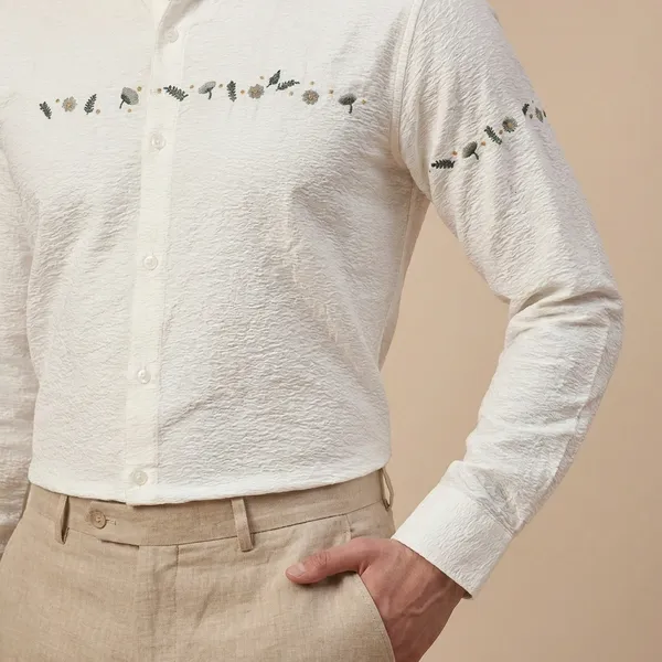 White_Embroidered_Collar_Full_Sleeve_Shirt_For_Men