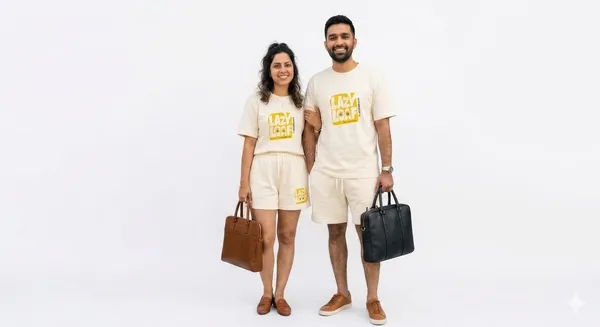 Off_White_Cotton_Relaxed_Fit_Yellow_Graphic_Print_Couple_Lounge_Set_Pack_Of_2