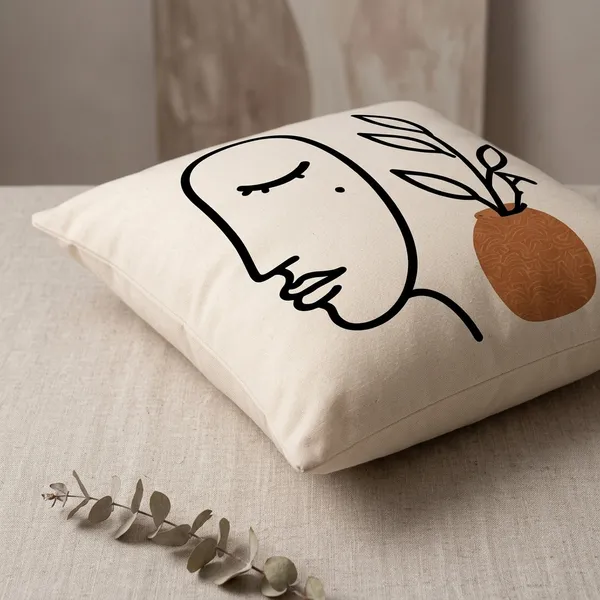 Cotton_Modern_Face_Line_Art_Botanical_Vase_Print_Cushion_Cover_Pack_Of_2