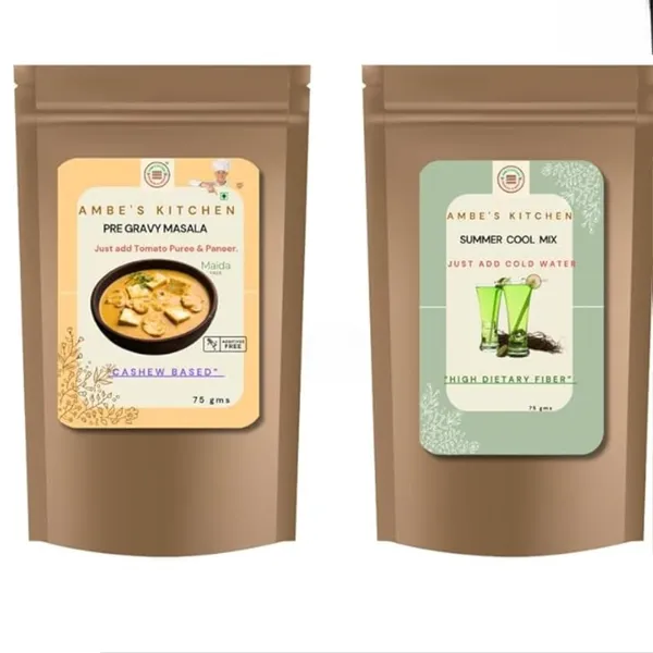 Quick_Lunch_Combo_l_Pre_Gravy_Paneer_Masala_and_Sumemr_Cool_MIx_Combo