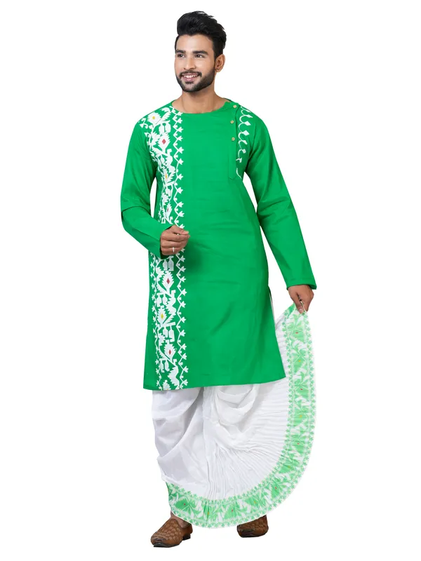 Hand_Fabric_Dhoti_Punjabi_Set