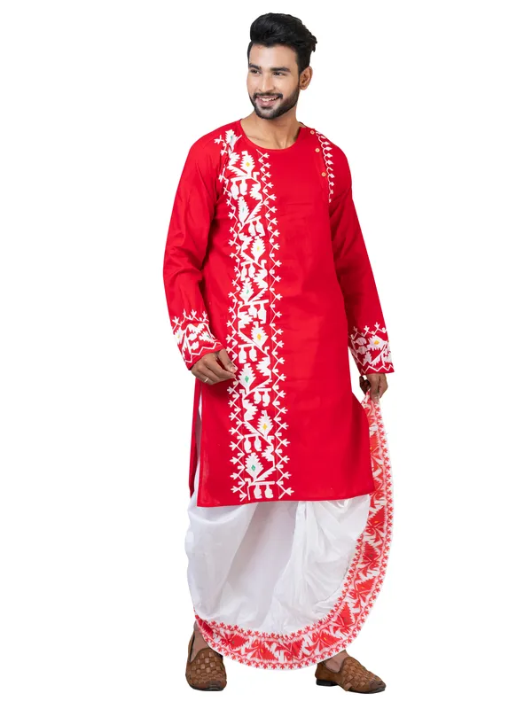 Hand_Fabric_Dhoti_Punjabi_Set