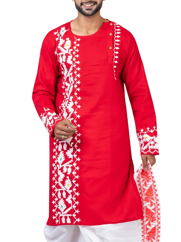 Hand_Fabric_Dhoti_Punjabi_Set