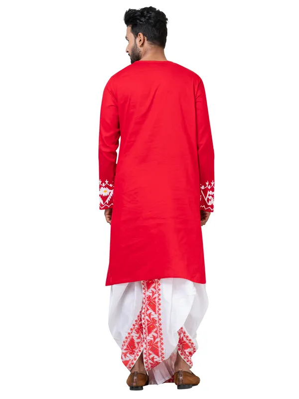 Hand_Fabric_Dhoti_Punjabi_Set
