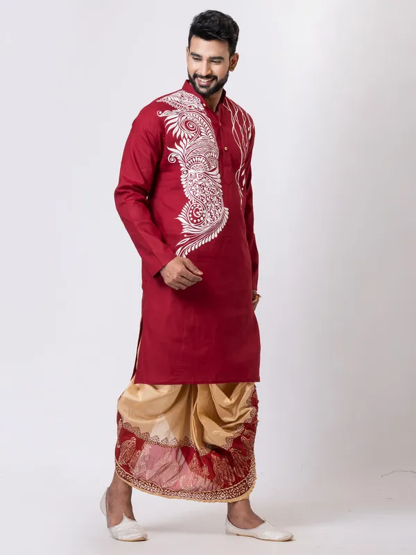 Hand_Fabric_Dhoti_Punjabi_Set