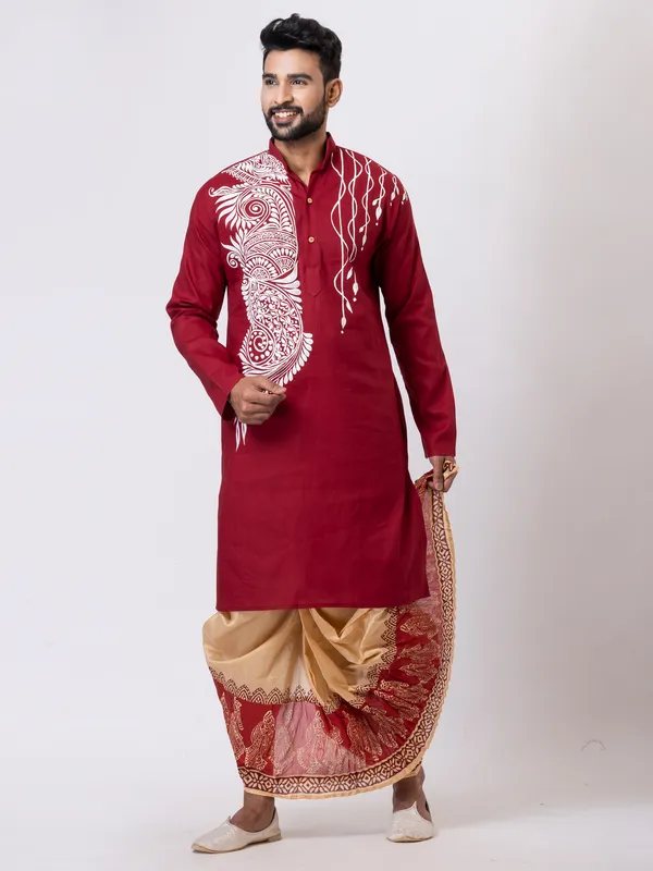 Hand_Fabric_Dhoti_Punjabi_Set