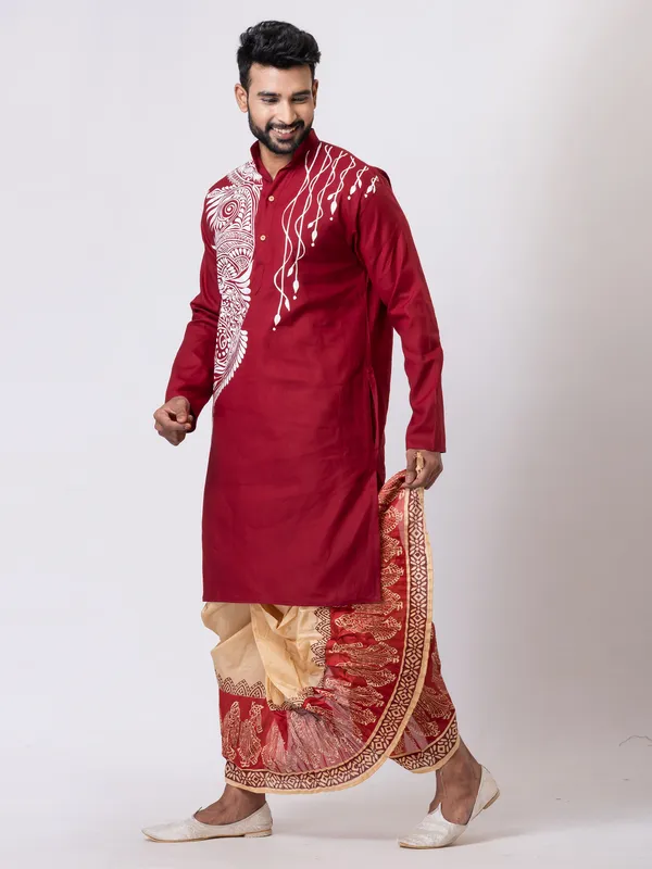 Hand_Fabric_Dhoti_Punjabi_Set