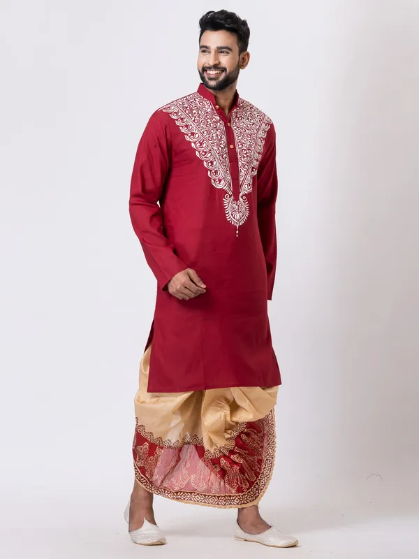 Hand_Fabric_Dhoti_Punjabi_Set