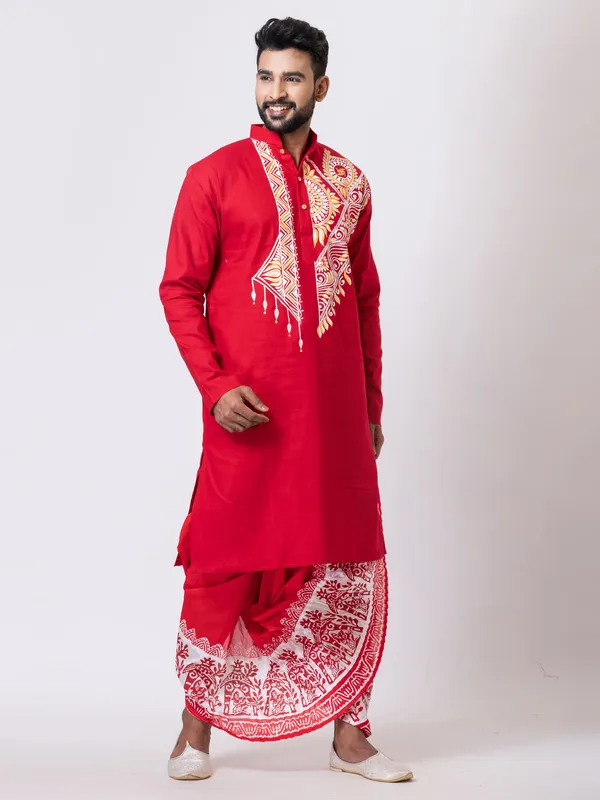 Hand_Fabric_Dhoti_Punjabi_Set