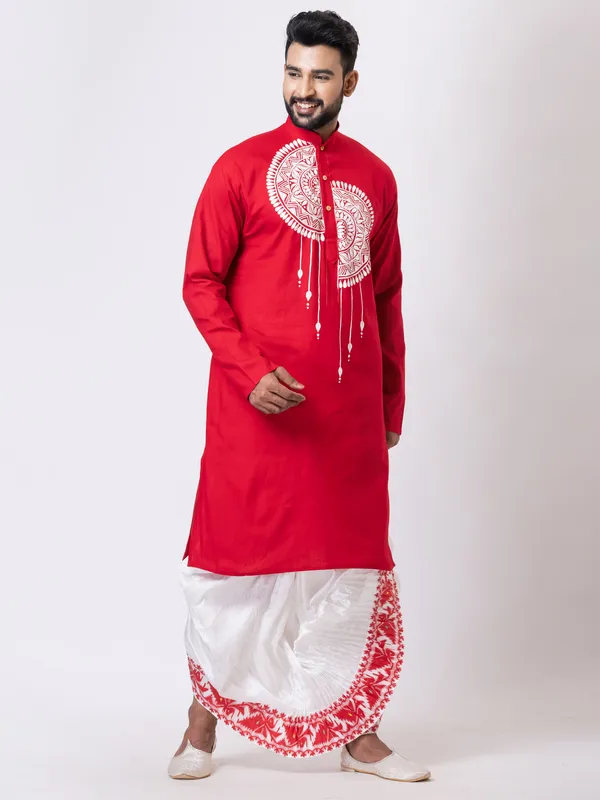 Hand_Fabric_Dhoti_Punjabi_Set