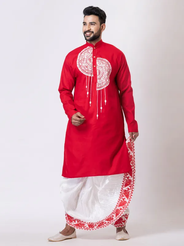 Hand_Fabric_Dhoti_Punjabi_Set