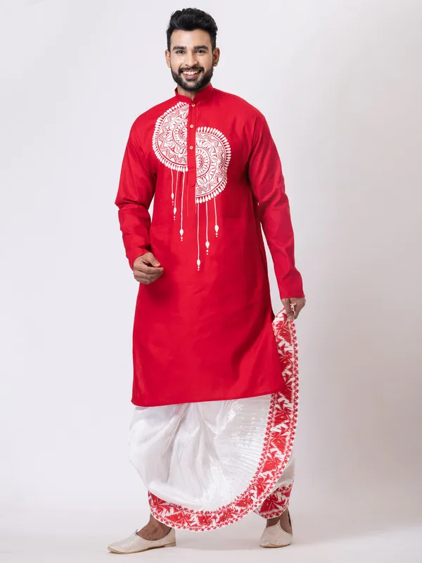 Hand_Fabric_Dhoti_Punjabi_Set