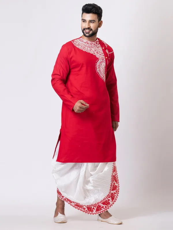 Hand_Fabric_Dhoti_Punjabi_Set