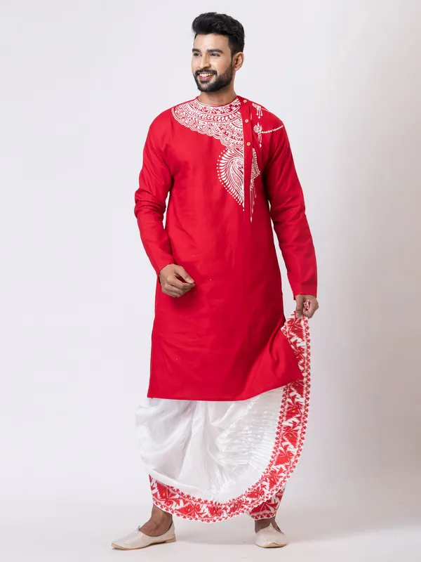 Hand_Fabric_Dhoti_Punjabi_Set