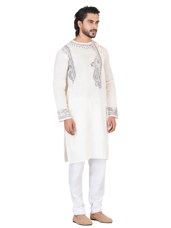 Handmade_Kanthastitch_Kurta