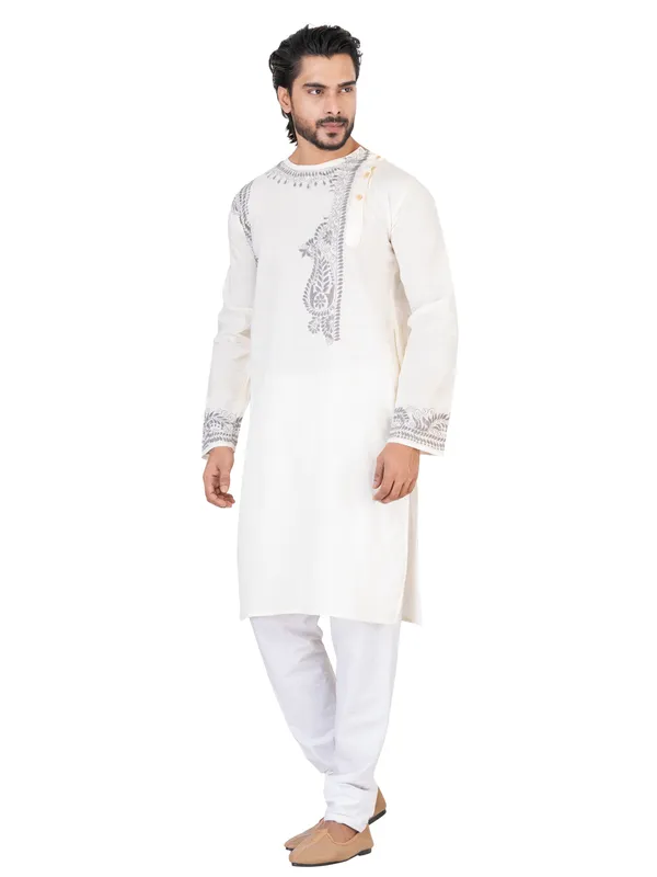 Handmade_Kanthastitch_Kurta