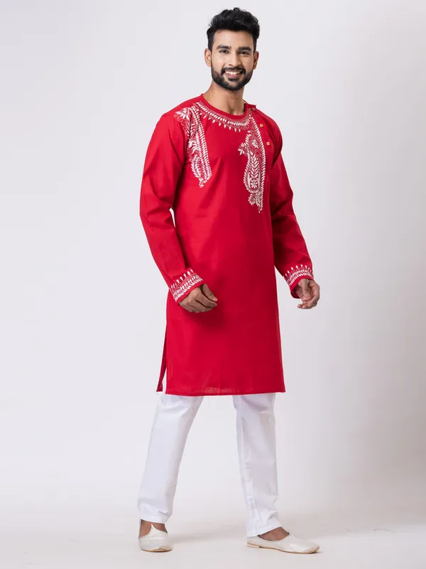 Handmade_Kanthastitch_Kurta