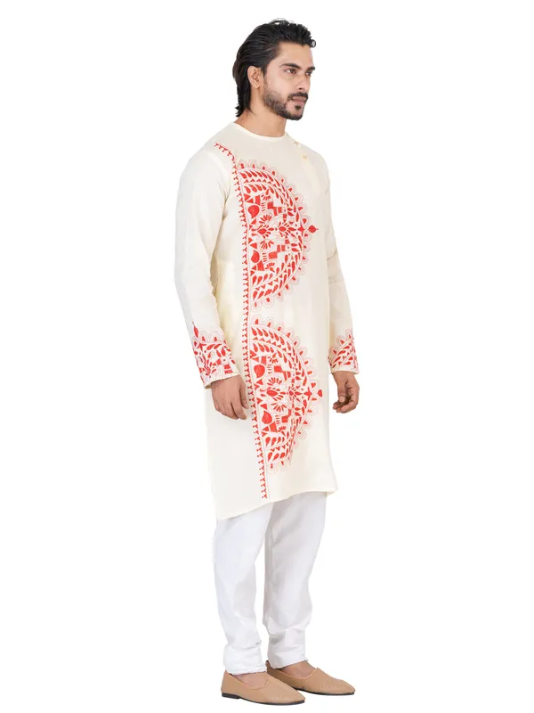 Handmade_Kanthastitch_Kurta