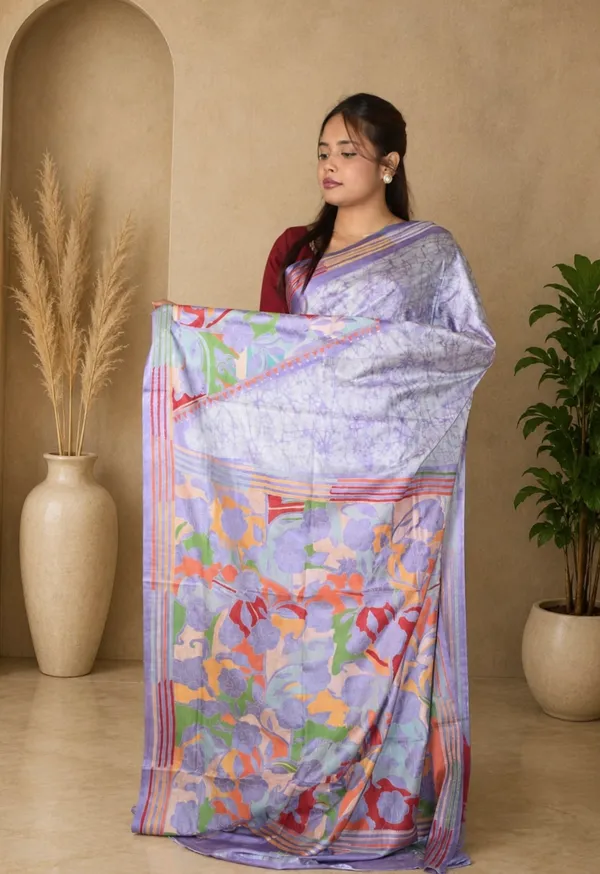 Handmade_Kanthastitch_Silk_Saree
