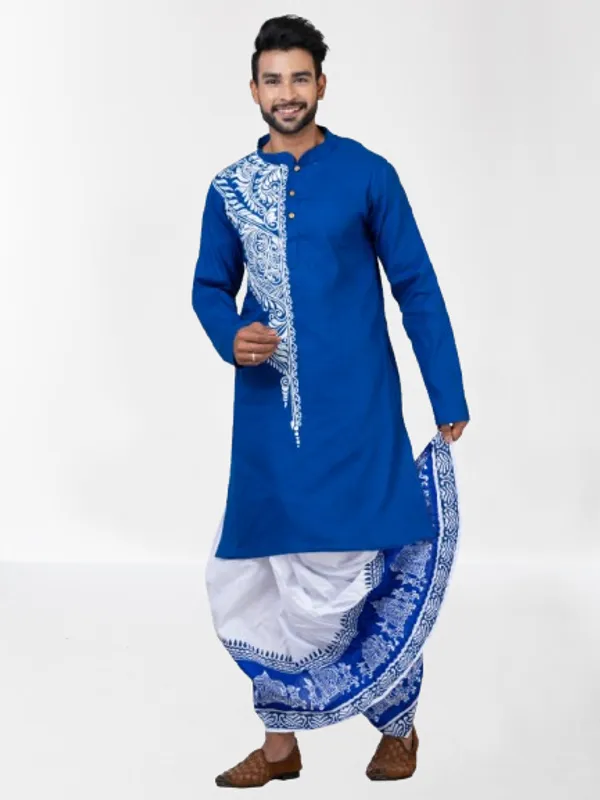 Hand_Fabric_Dhoti_Punjabi_Set