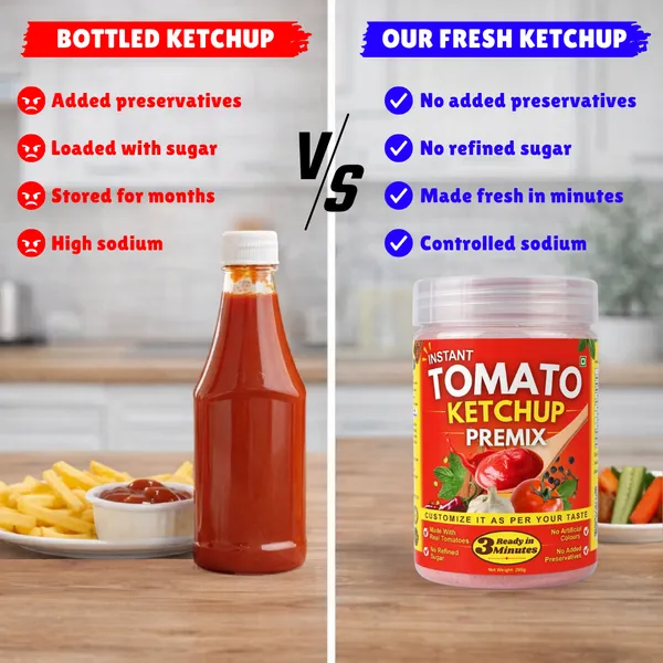 Instant_Tomato_Ketchup_Premix (Makes upto 1.2Kgs)