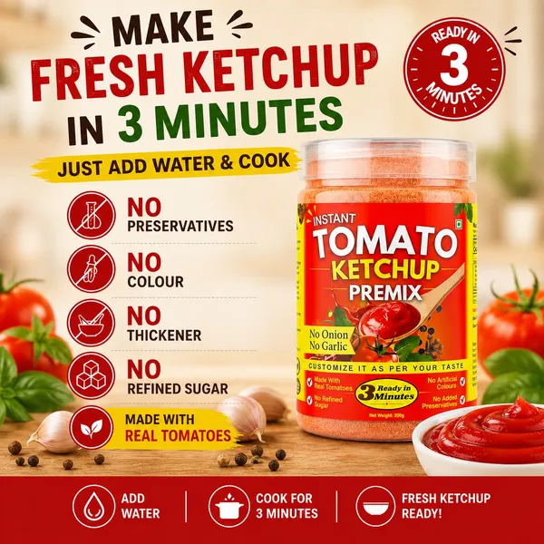 Instant_Tomato_Ketchup_Premix (Makes upto 1.2Kgs)