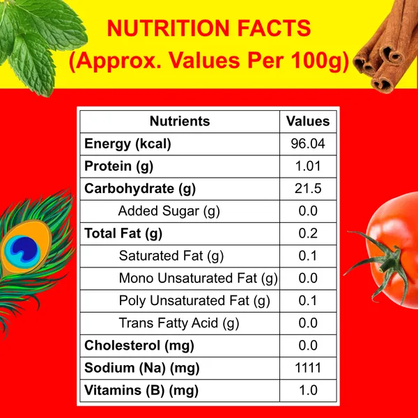 Satvik Version_(No_Onion_No_Garlic)_Instant_Tomato_Ketchup_Premix. (Makes upto 1.2Kgs)
