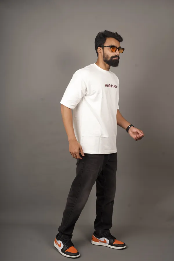 White_Cotton_French_Terry_T-shirt_For_Men