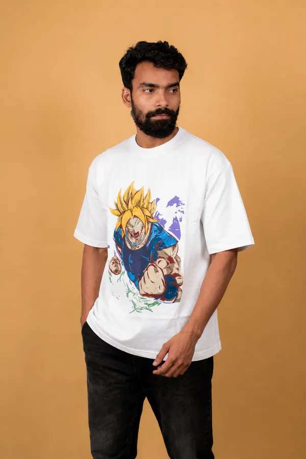 White_Cotton_French_Terry_T-shirt_For_Men