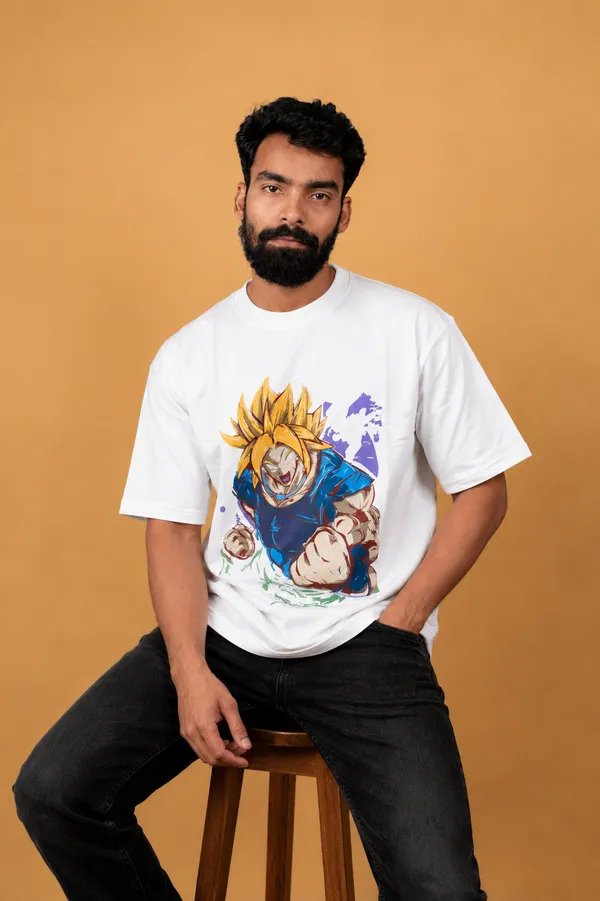 White_Cotton_French_Terry_T-shirt_For_Men