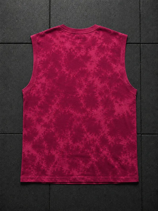 Maroon_printed_Sleveless_T_shirt_