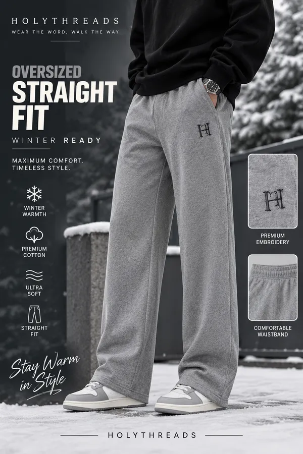 Men_Ash_Gray_Heavy_Cotton_Winter_Track_Pants