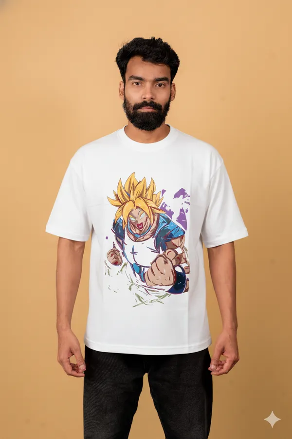 White_Cotton_French_Terry_T-shirt_For_Men