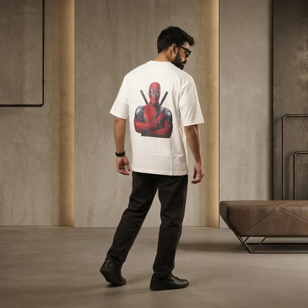 White_Cotton_French_Terry_T-shirt_For_Men