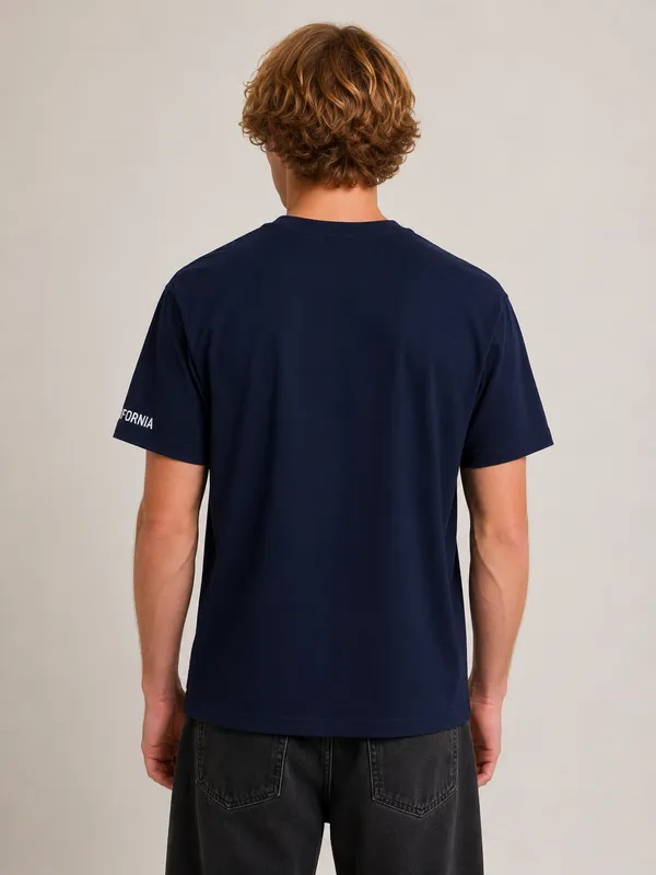 West_Coast_Navy_Blue_Cotton_T_Shirt