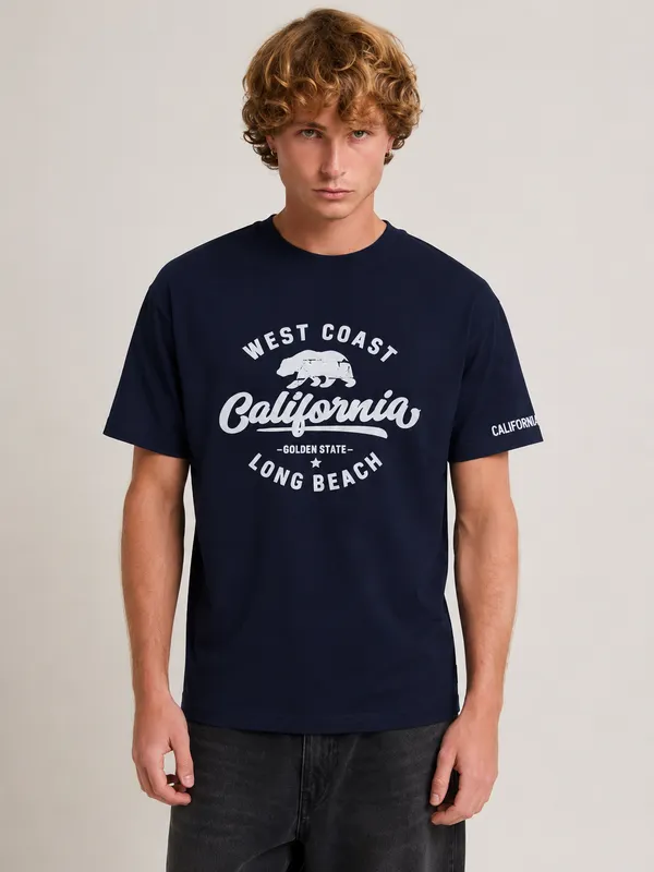 West_Coast_Navy_Blue_Cotton_T_Shirt