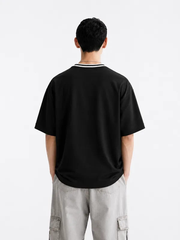 Black_Galaxy_V_Neck_T-shirt