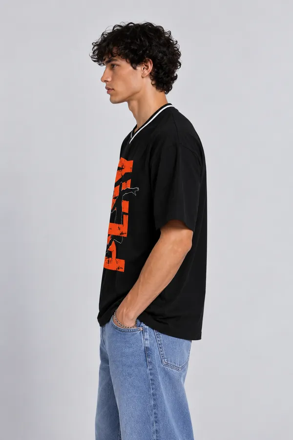 Black_V_neck_Jersey_Basketball_Tee