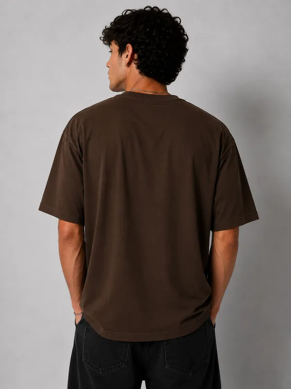 Brown_Judging_you_3D_print_oversized_Tshirt