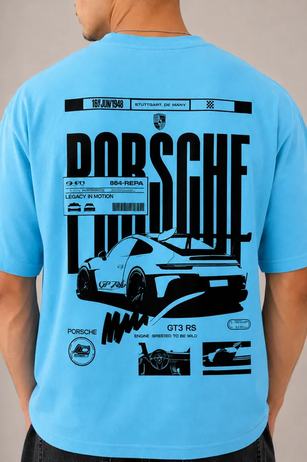 PORSCHE_3D_print_Tshirt_